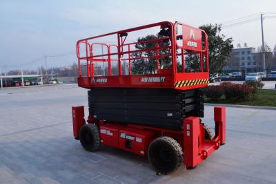 Электрическая мобильная ножничный подъемник Manlift Рабочая платформа