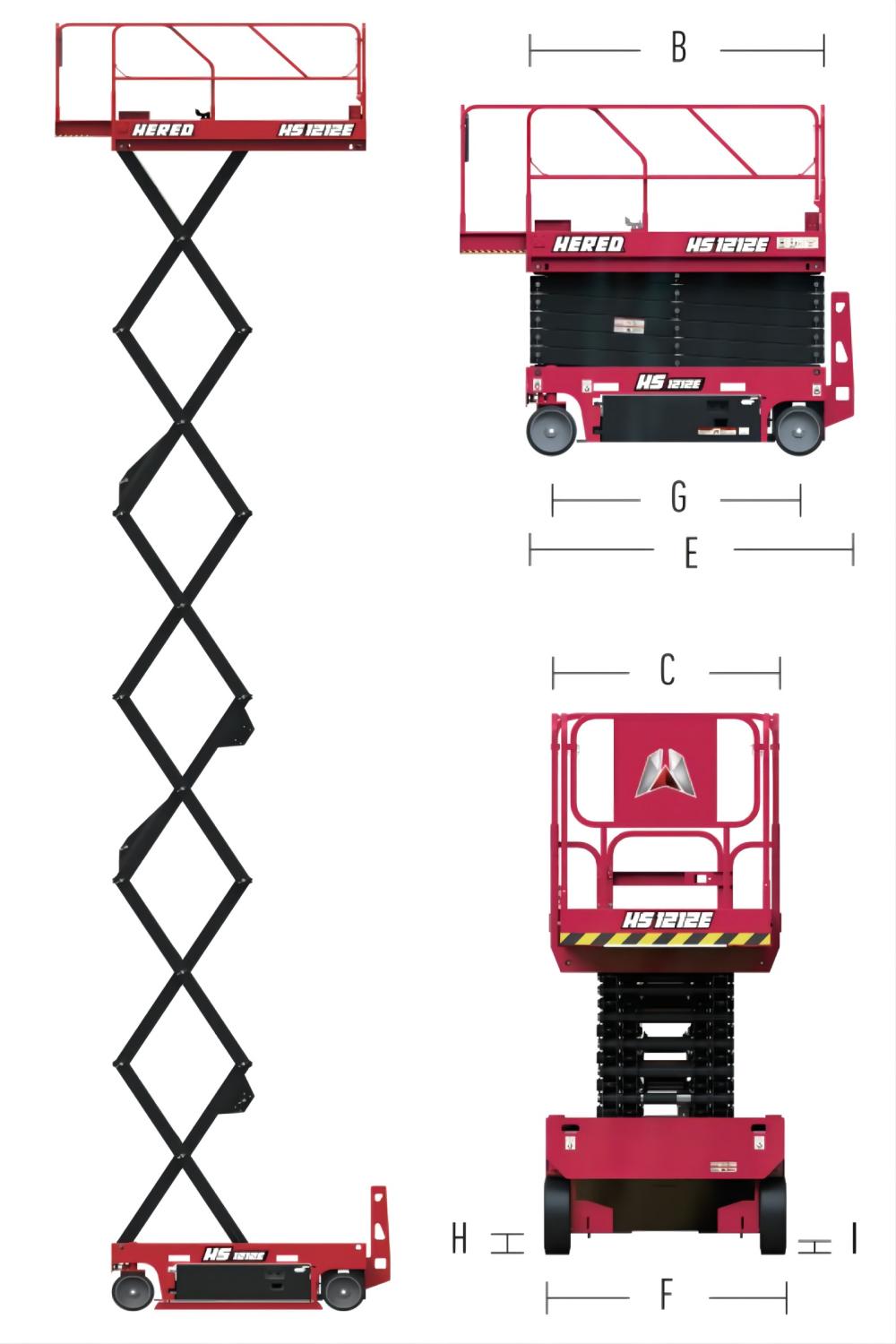 HS0607E Hydraulic Scissor Lift Components HS0607E Hydraulic Scissor Lift Components