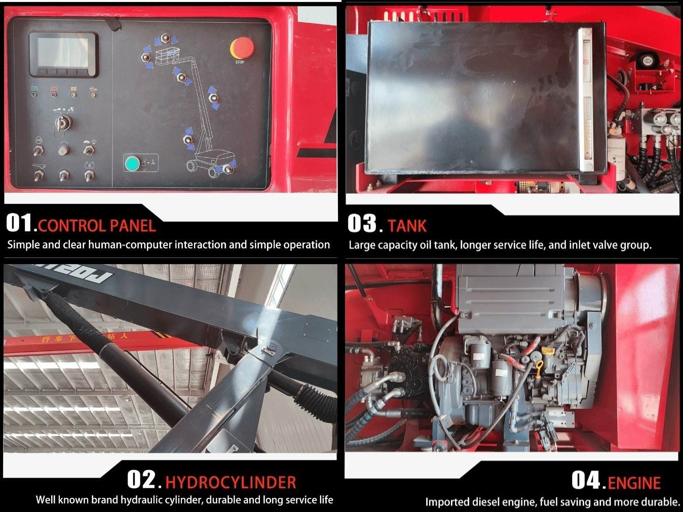 Diesle Telescopic Boom Lift Man Lift Diesle Telescopic Boom Lift Man Lift