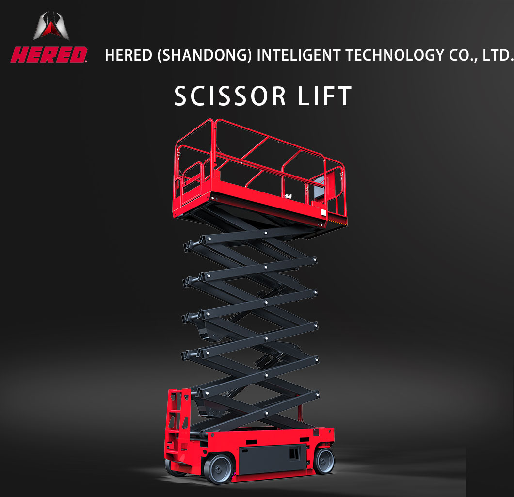 4-20m Self-propelled Scissor Lift Manual Movable Platform