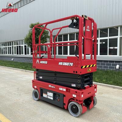 HS0608E Электрический ножничный подъемник 